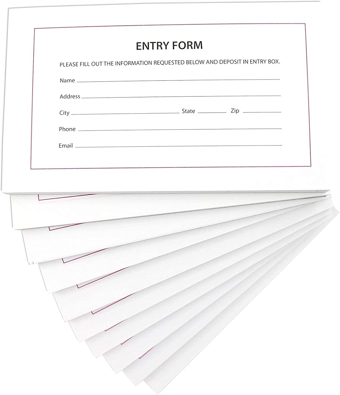 1000 Entry Forms Contests Raffles Ballots Togo Ubuy