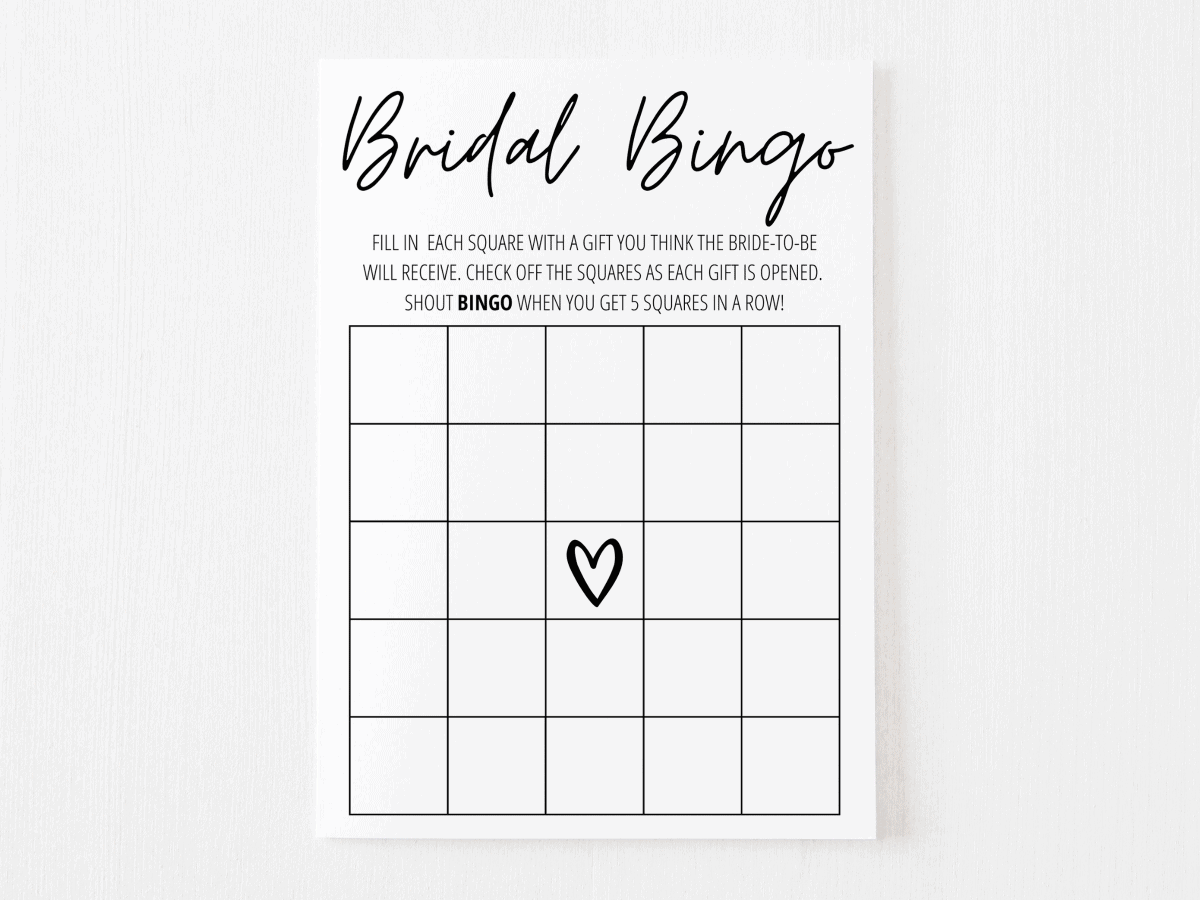 Free Printable Shower Forms