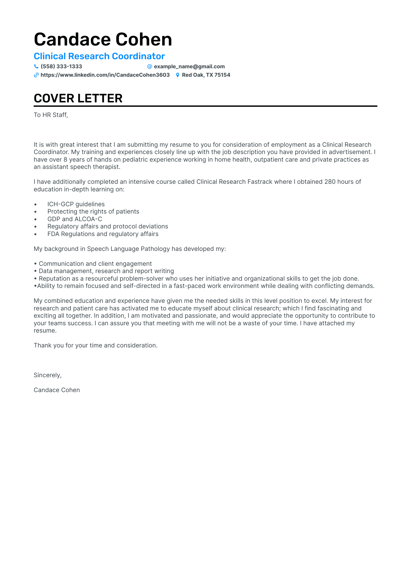 1200 Cover Letter Examples For Every Career Level And Field