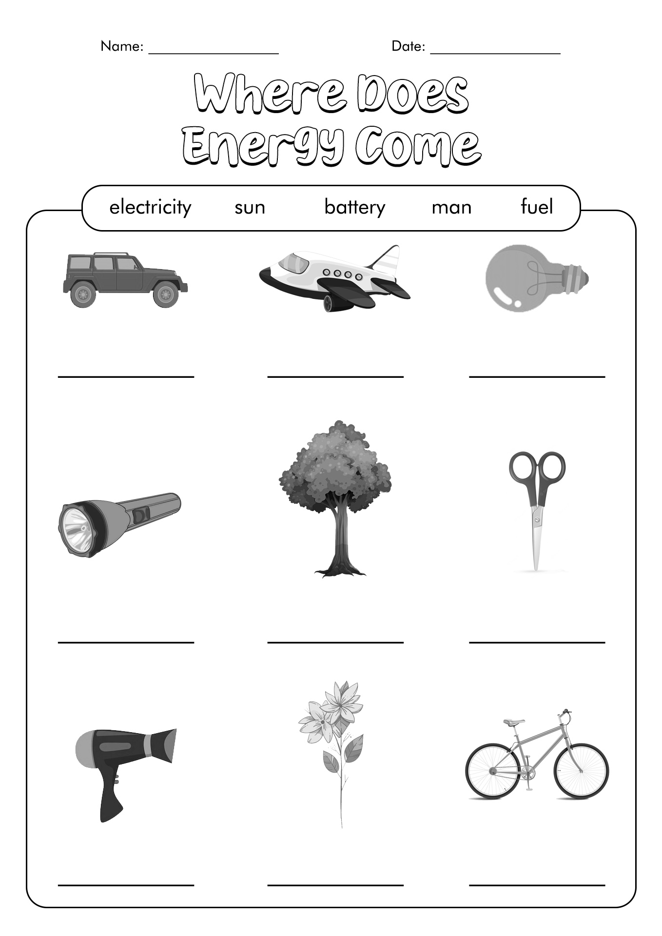 14 Energy Worksheets For Third Grade Free PDF At Worksheeto