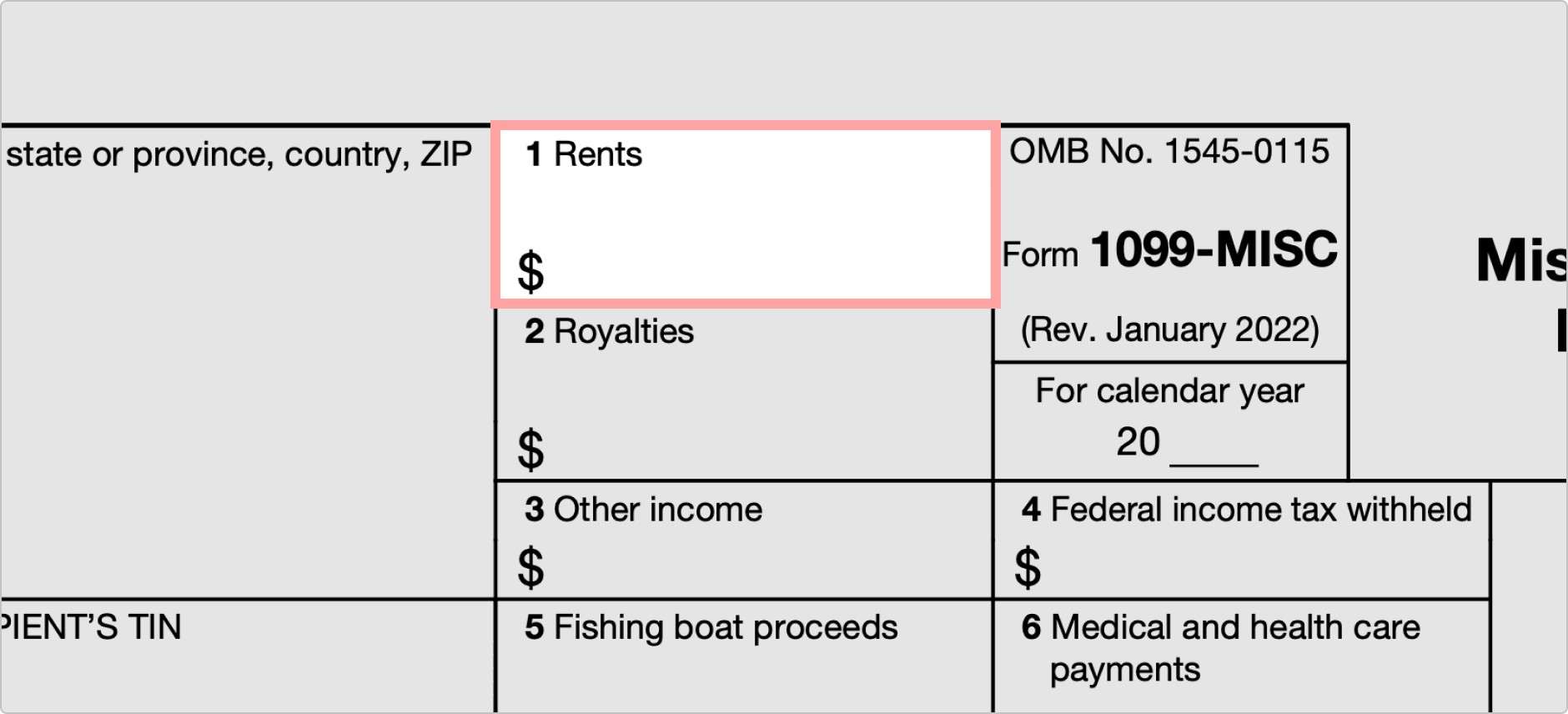 Blank 1099 Form 2025 Printable Free