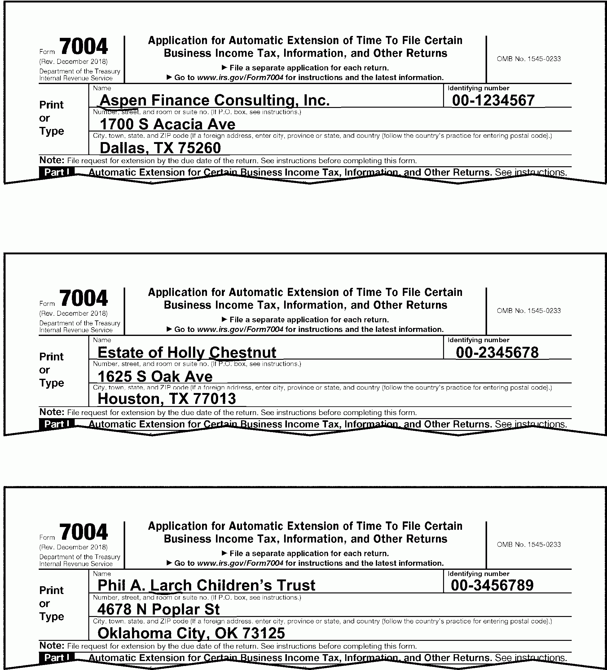 Free Printable Tax Extension Form