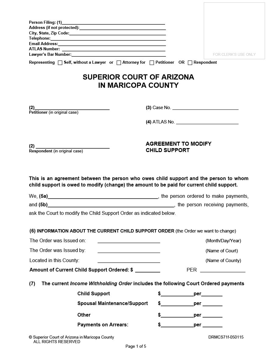 32 Free Child Support Agreement Templates PDF U0026 MS Word 