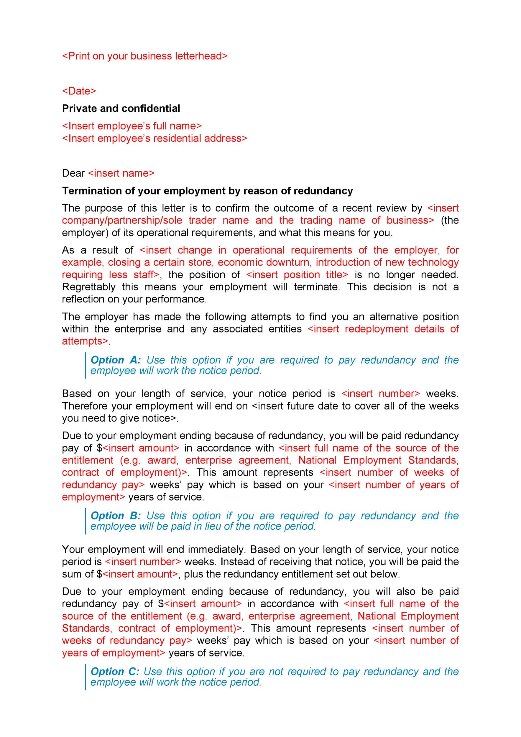 35 Perfect Termination Letter Samples Lease Employee Contract 