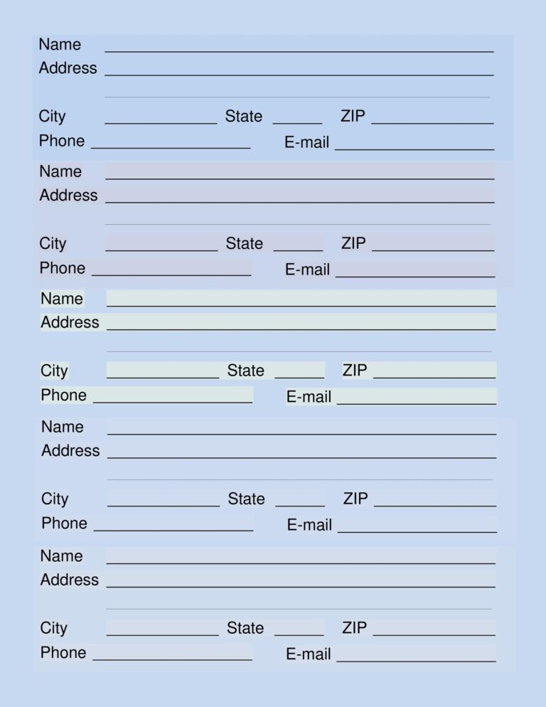 37 Free Email List Templates PDF MS Word U0026 Excel TemplateLab