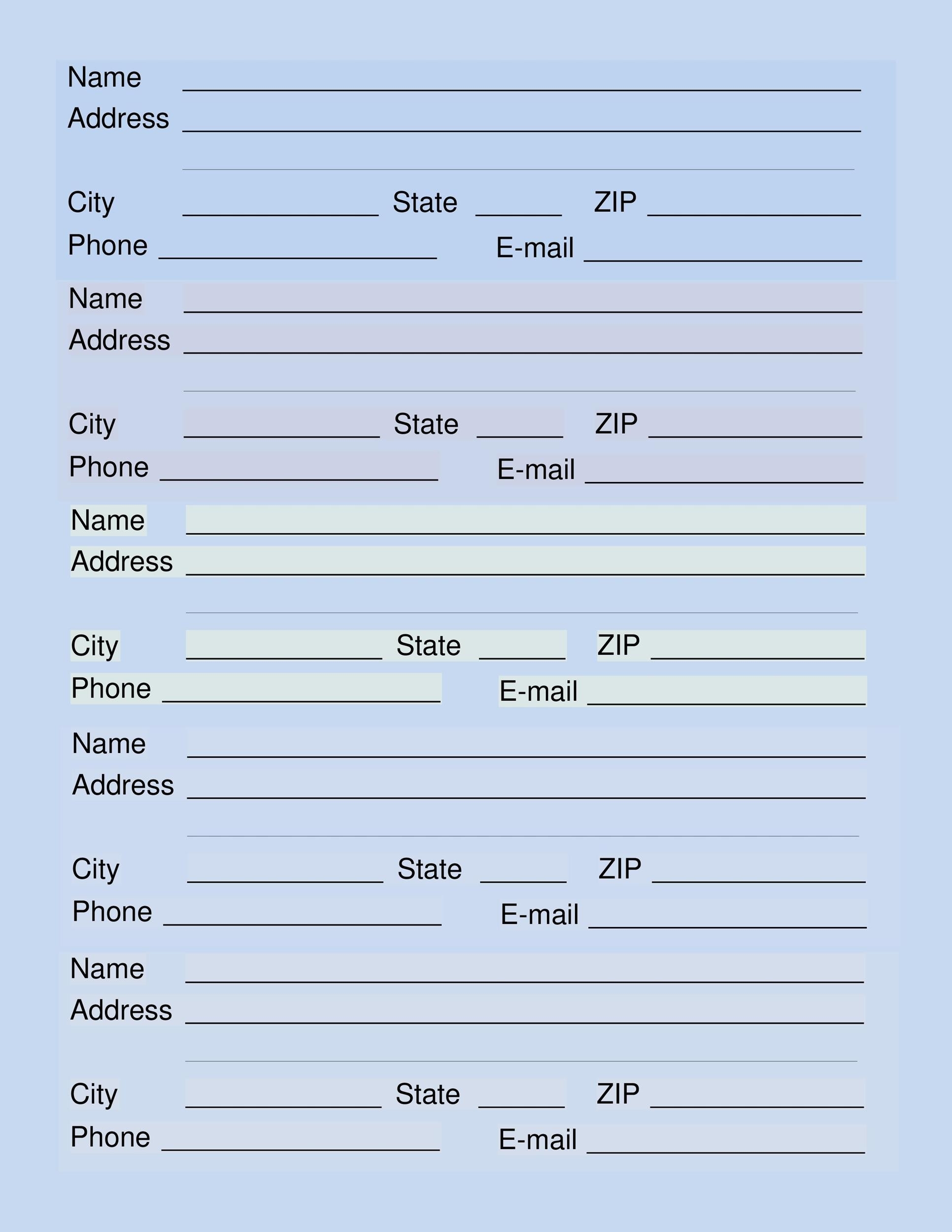 37 Free Email List Templates PDF MS Word U0026 Excel TemplateLab