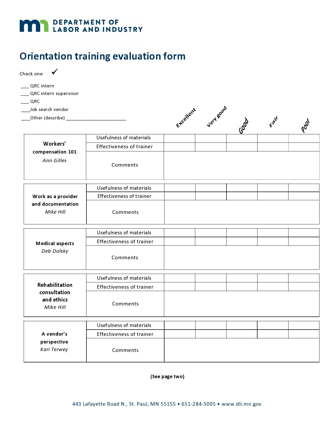 40 Free Training Evaluation Forms Feedback Survey Templates 