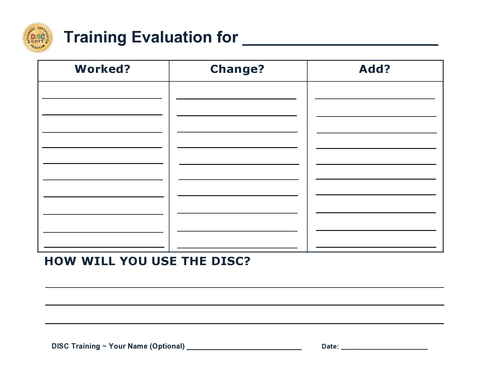40 Free Training Evaluation Forms Feedback Survey Templates 