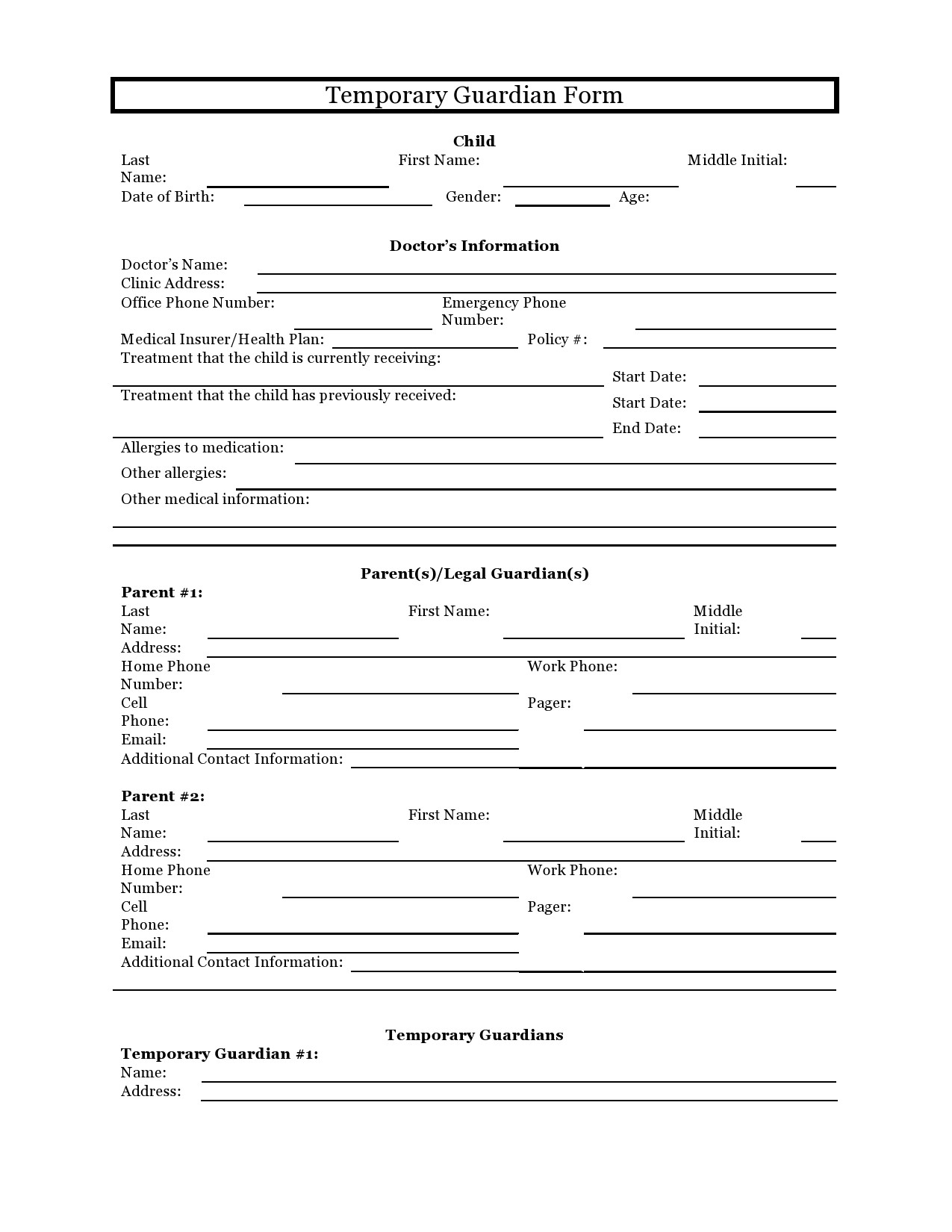 Legal Forms Free Printable