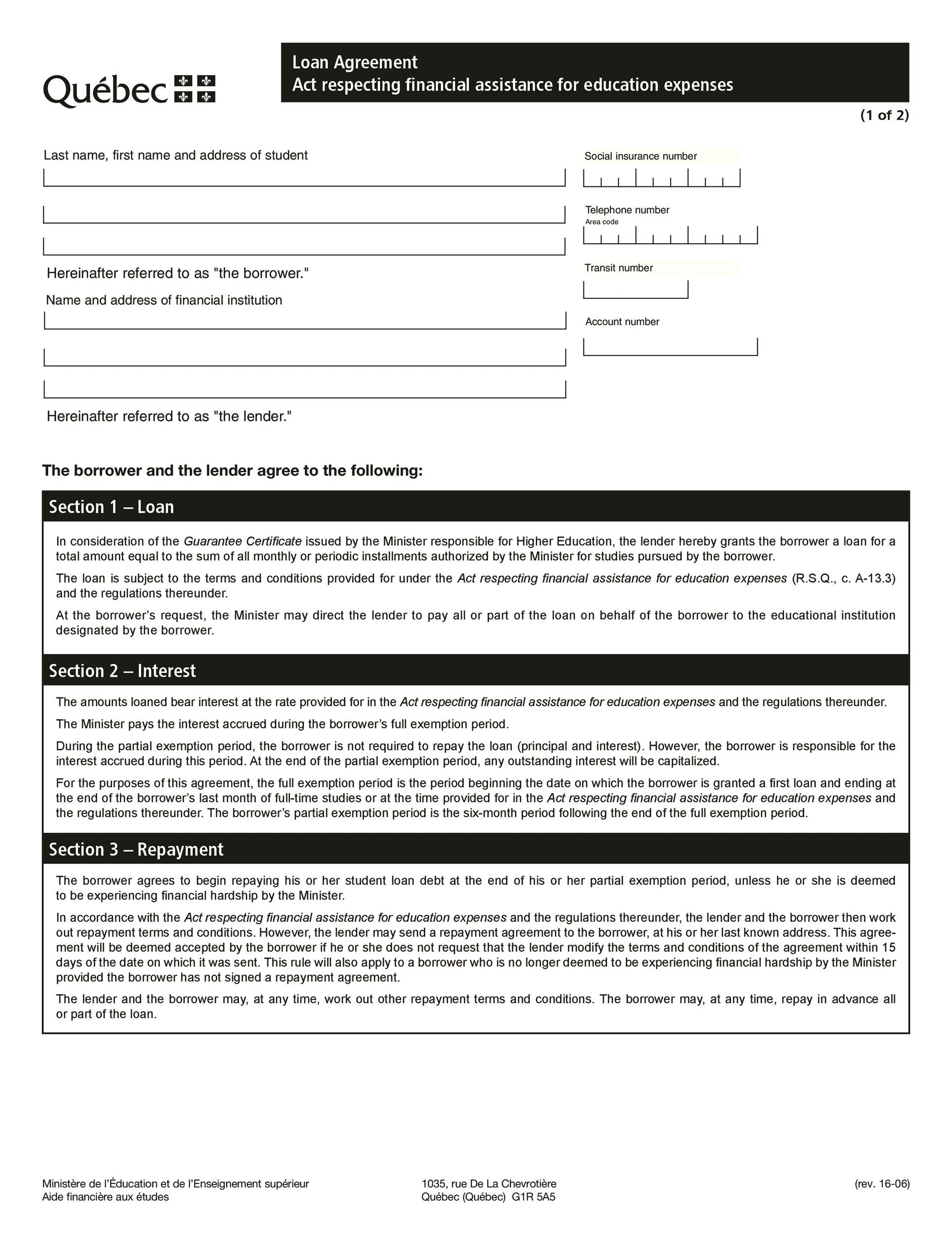40 Simple Loan Agreement Templates FREE TemplateLab