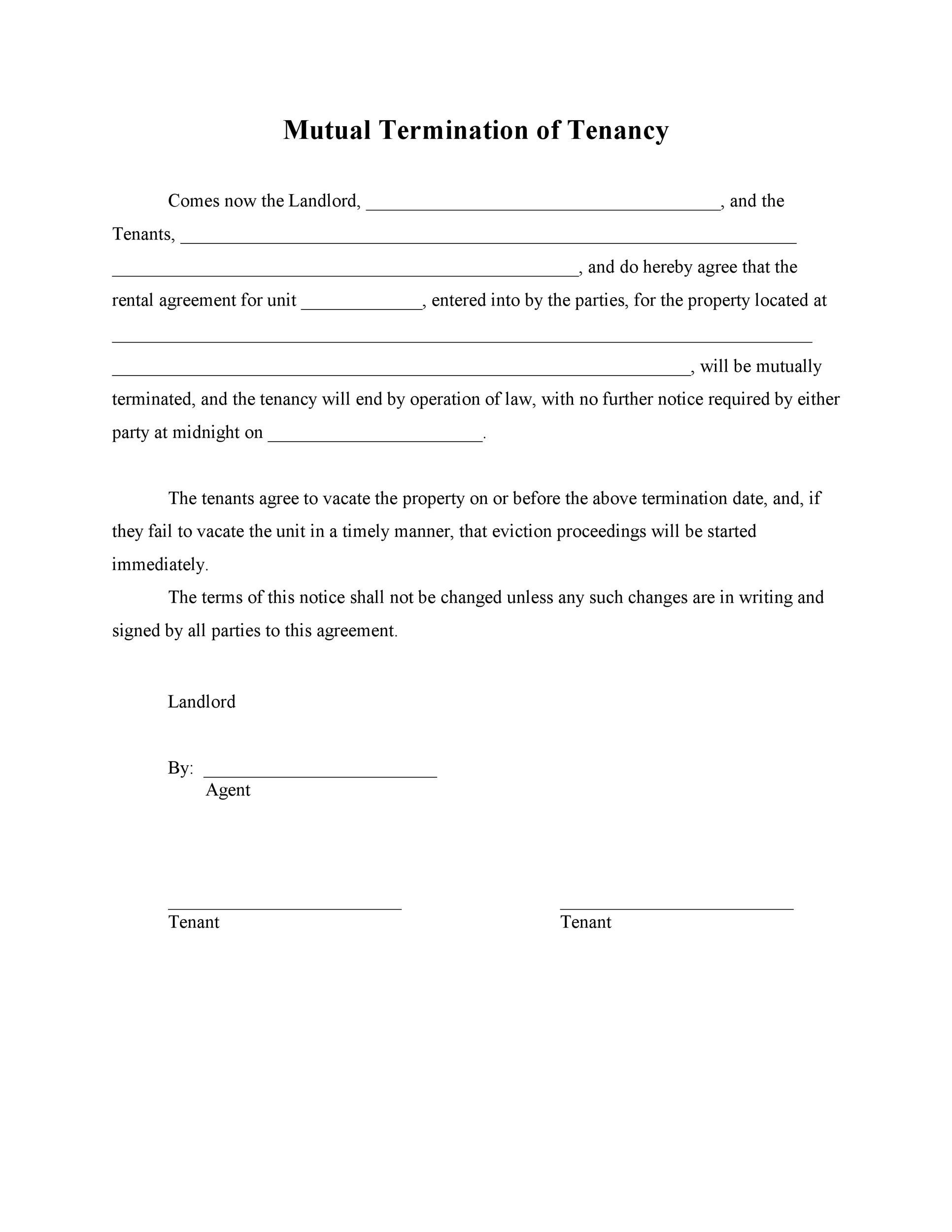 45 Free Eviction Notice Templates Word U0026 PDF TemplateLab Worksheets Library