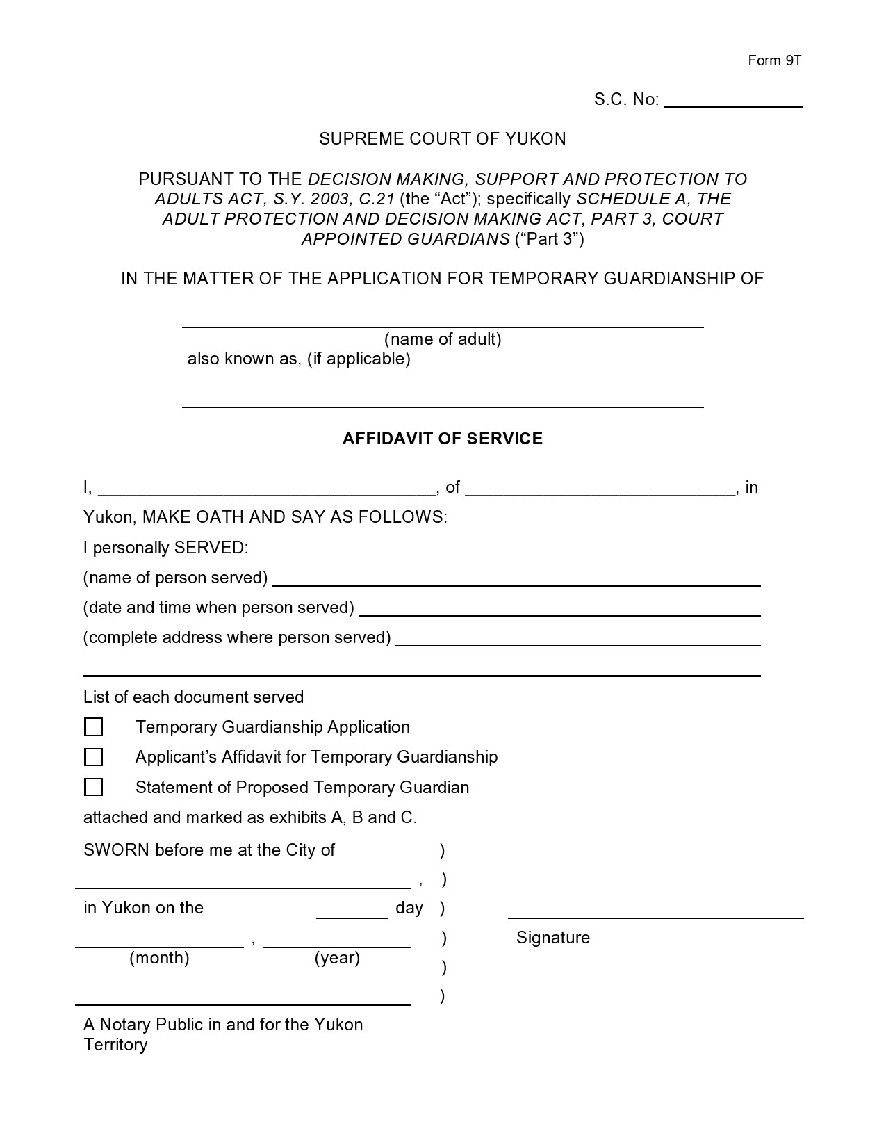 Free Printable Child Guardianship Forms In Case Of Death Texas