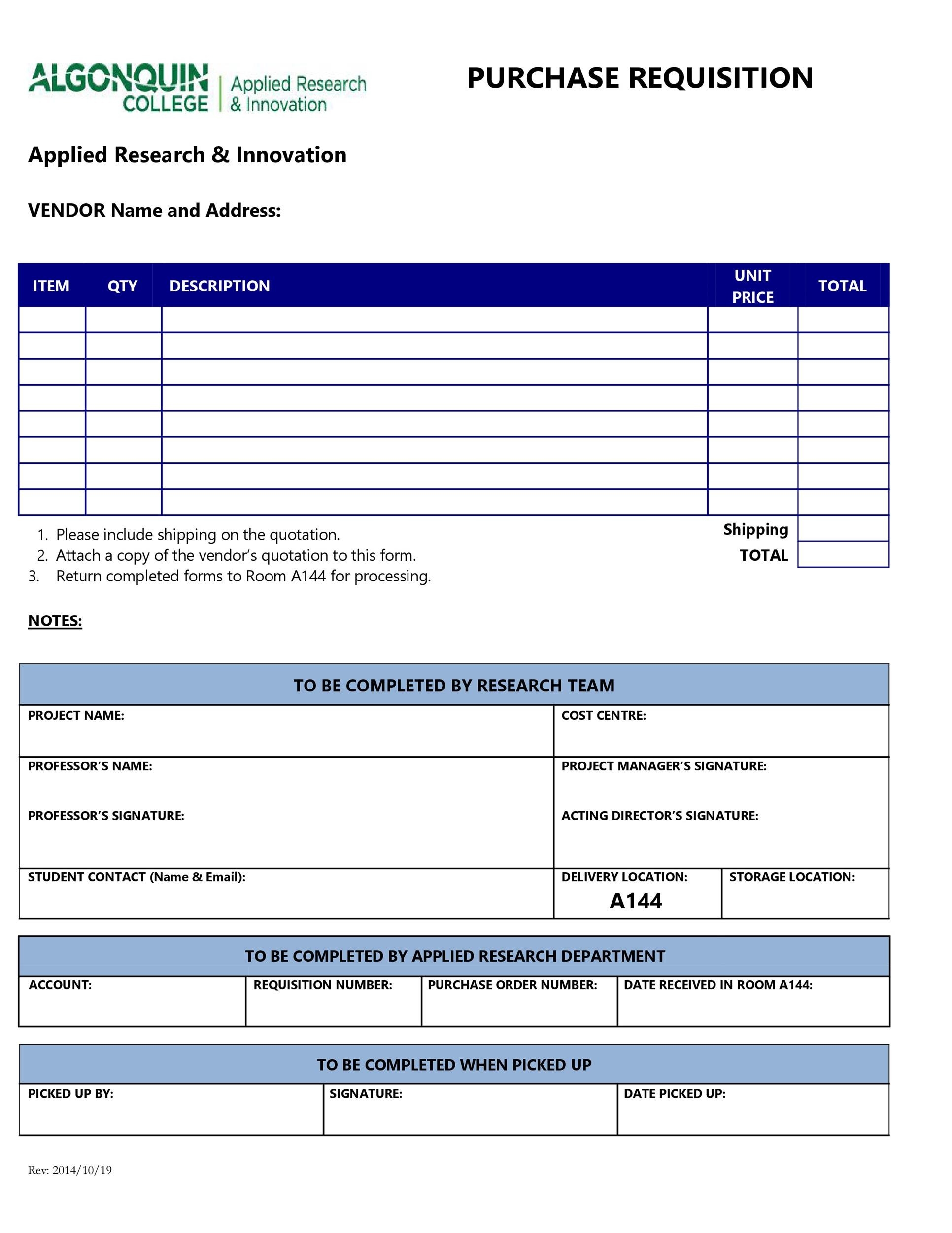 Free Printable Lab Requisition Form Pdf