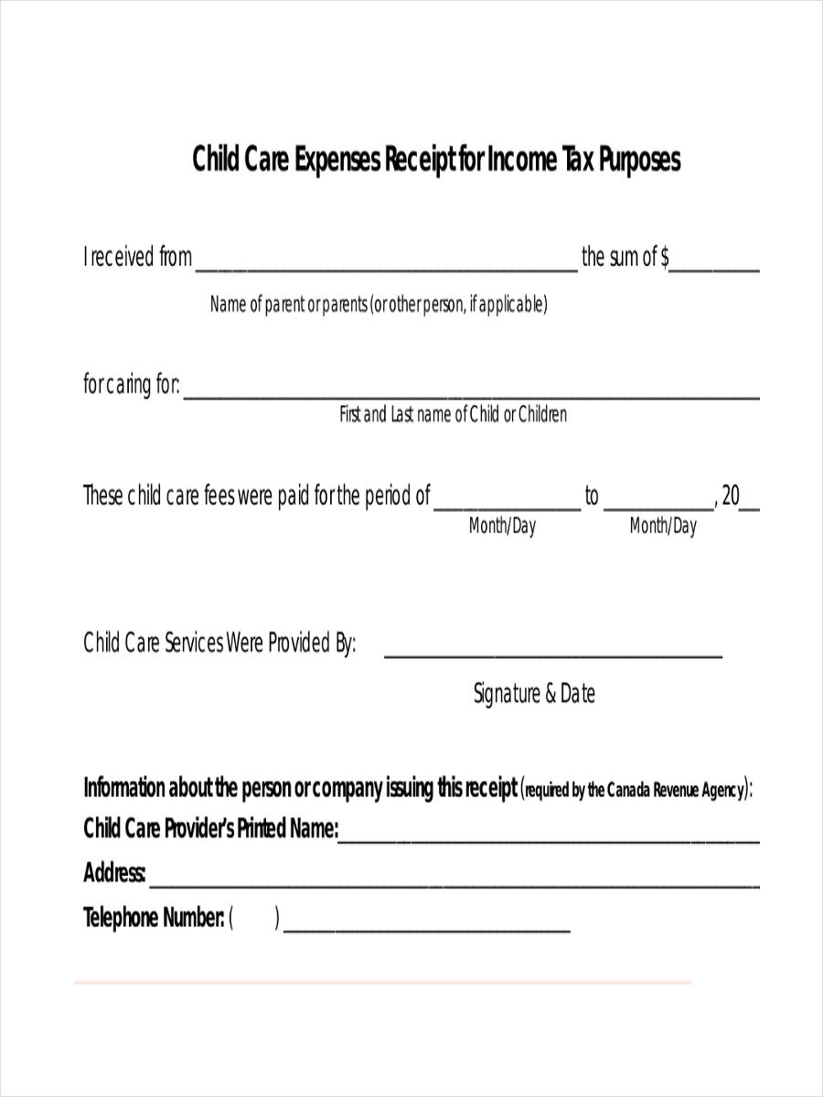 9 Daycare Receipt Examples To Download