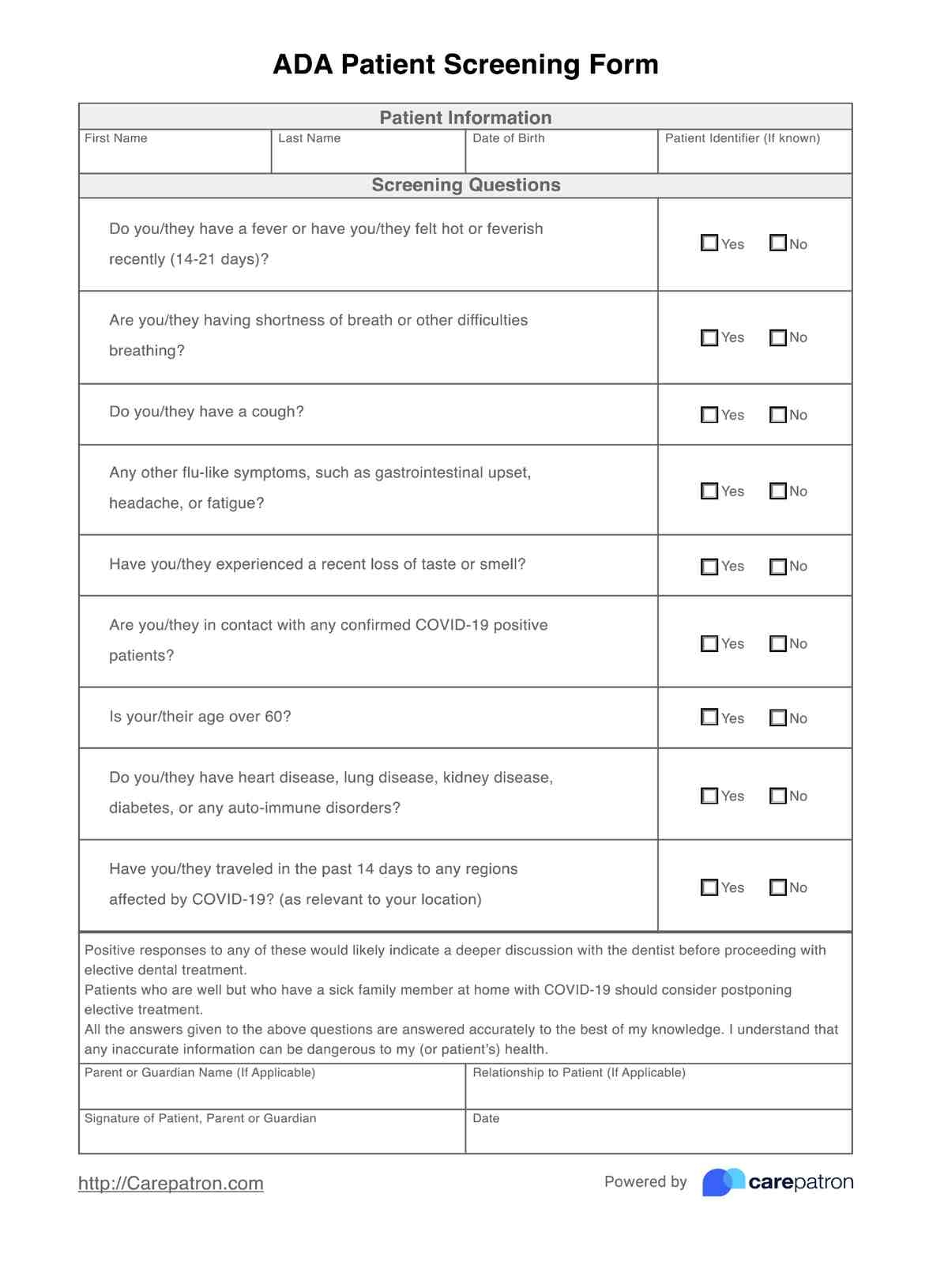 ADA Claim Form U0026 Example Free PDF Download