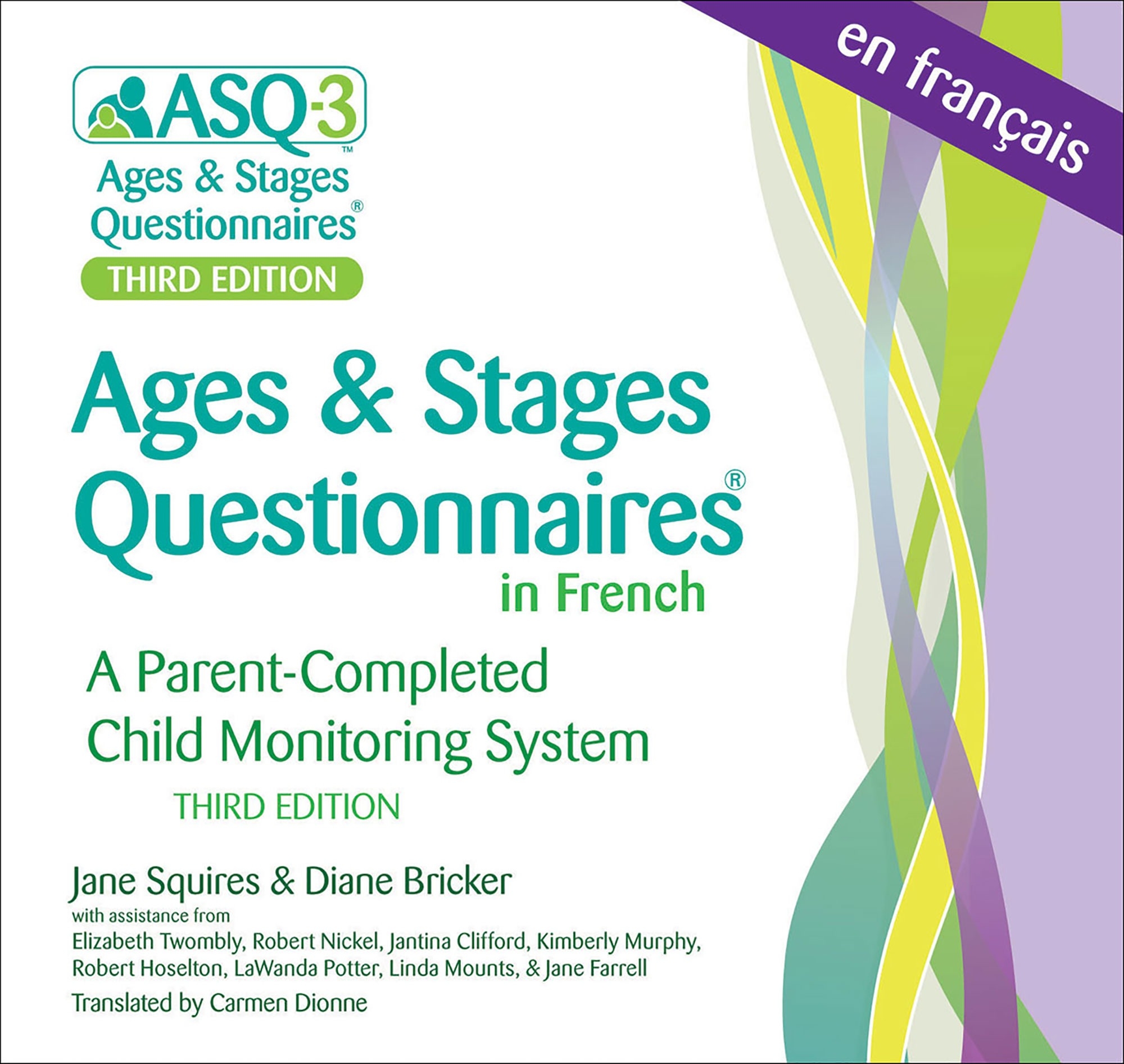 Ages U0026 Stages Questionnaires In French Third Edition ASQ 3 French 