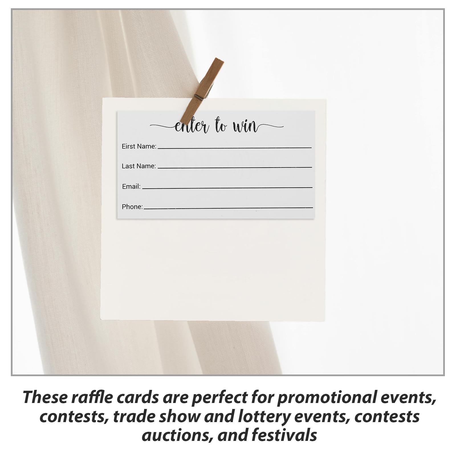 Free Printable Contest Entry Forms