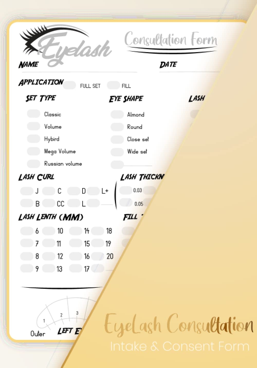 Amazon Eyelash Extensions Intake U0026 Consultation Form Lash 