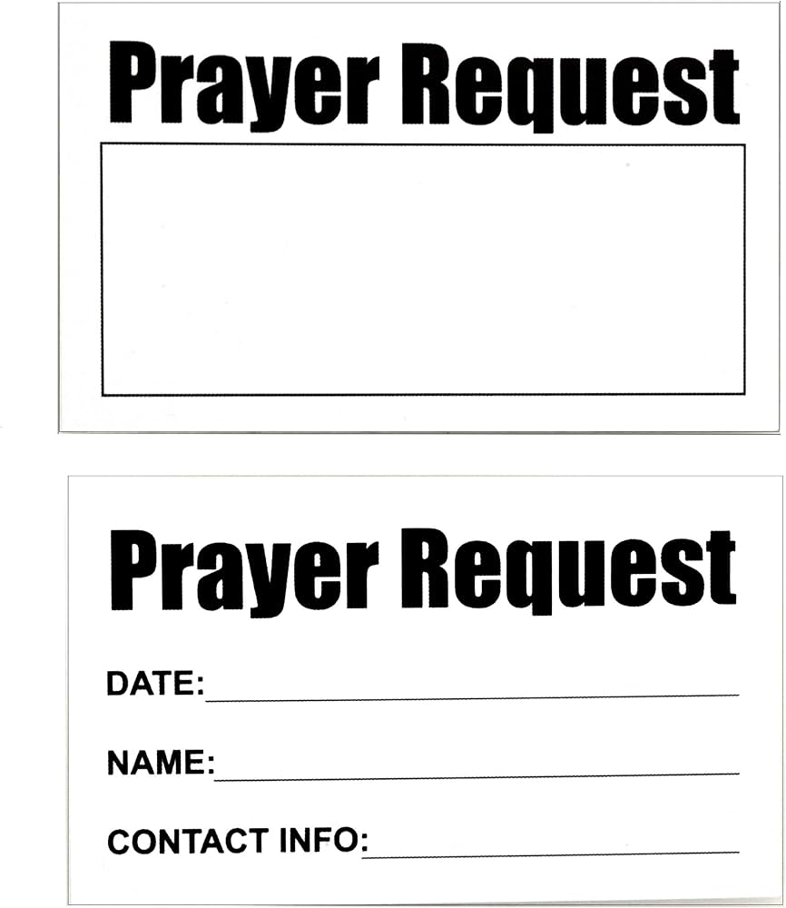 Amazon FLYING DRAGON Prayer Request Cards 2 X 3 5 In 100 Pack Office Products