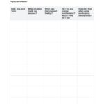 Anxiety Tracker U0026 Example Free PDF Download