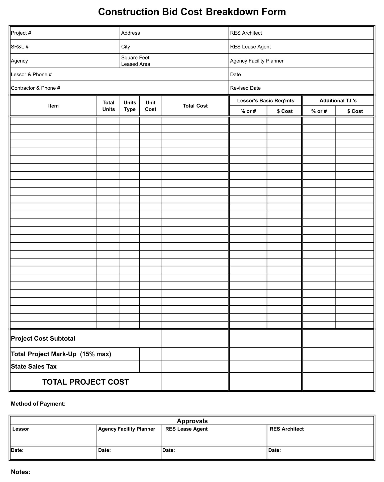 Bid Proposal Templates 10 Free PDF Printables Printablee