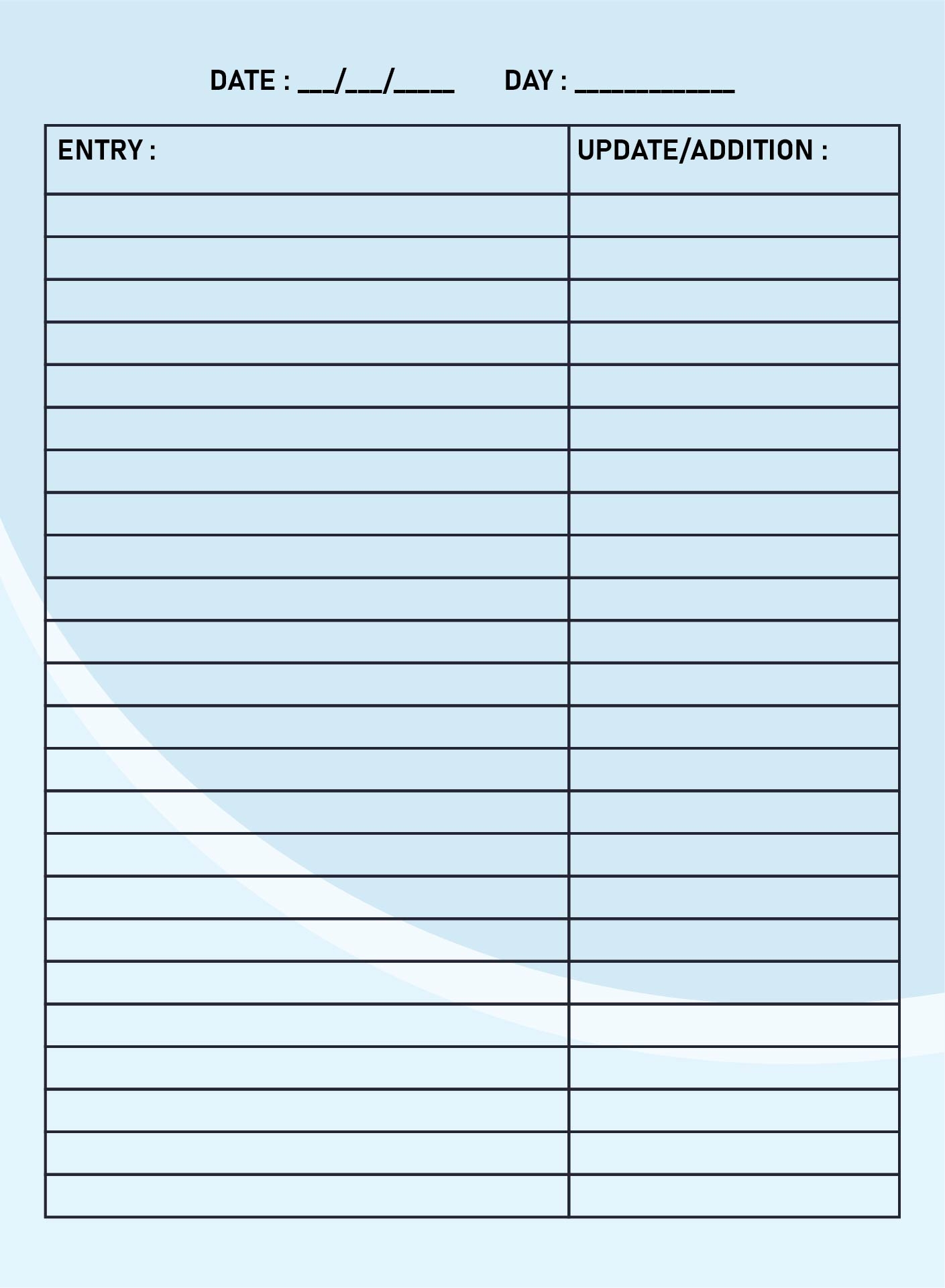 Free Printable Order Form Template