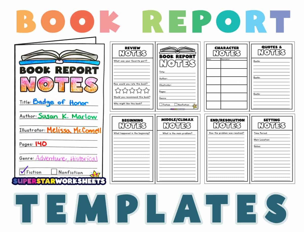 Free Printable Book Report Forms For Daily Reading