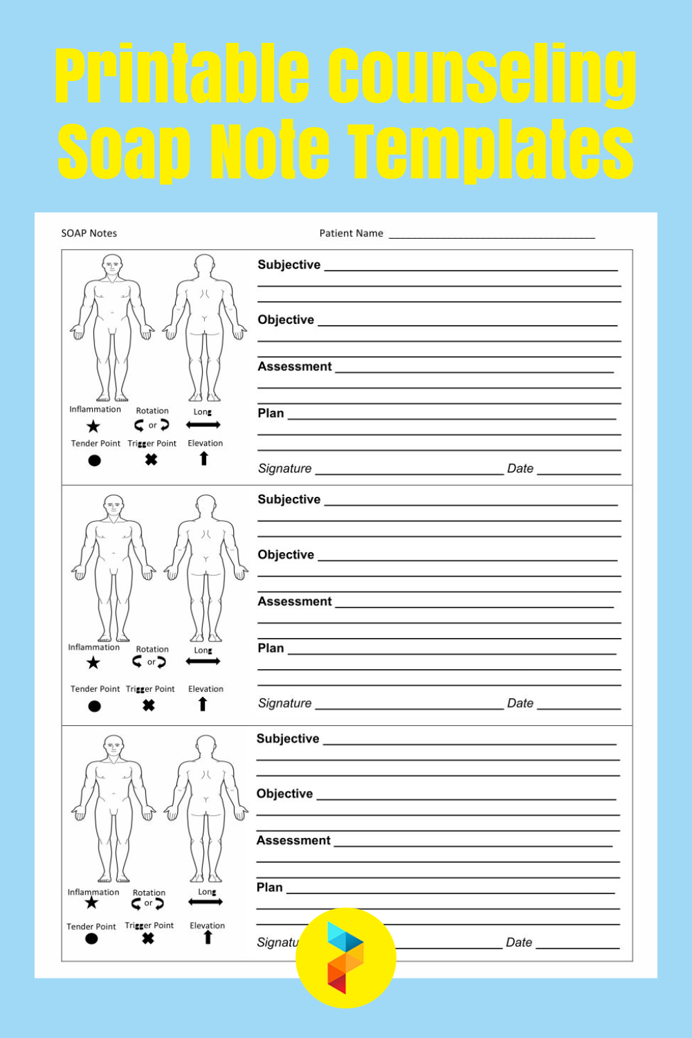 Free Printable Acupuncture Soap Note Form