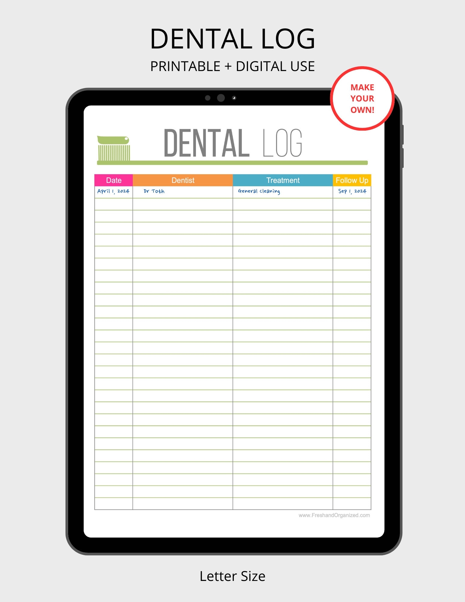 Free Printable Dental Lab Forms