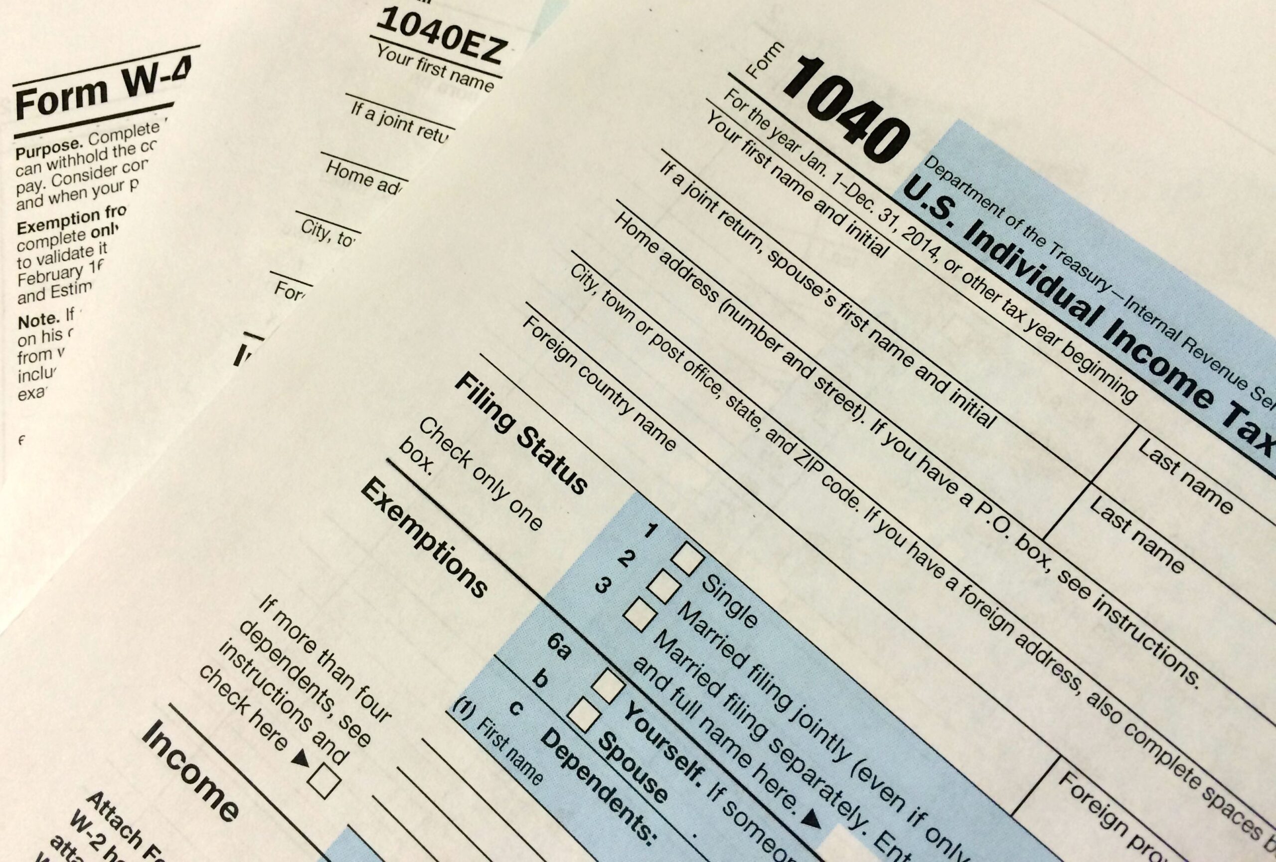Free Printable 1040ez Form 2025