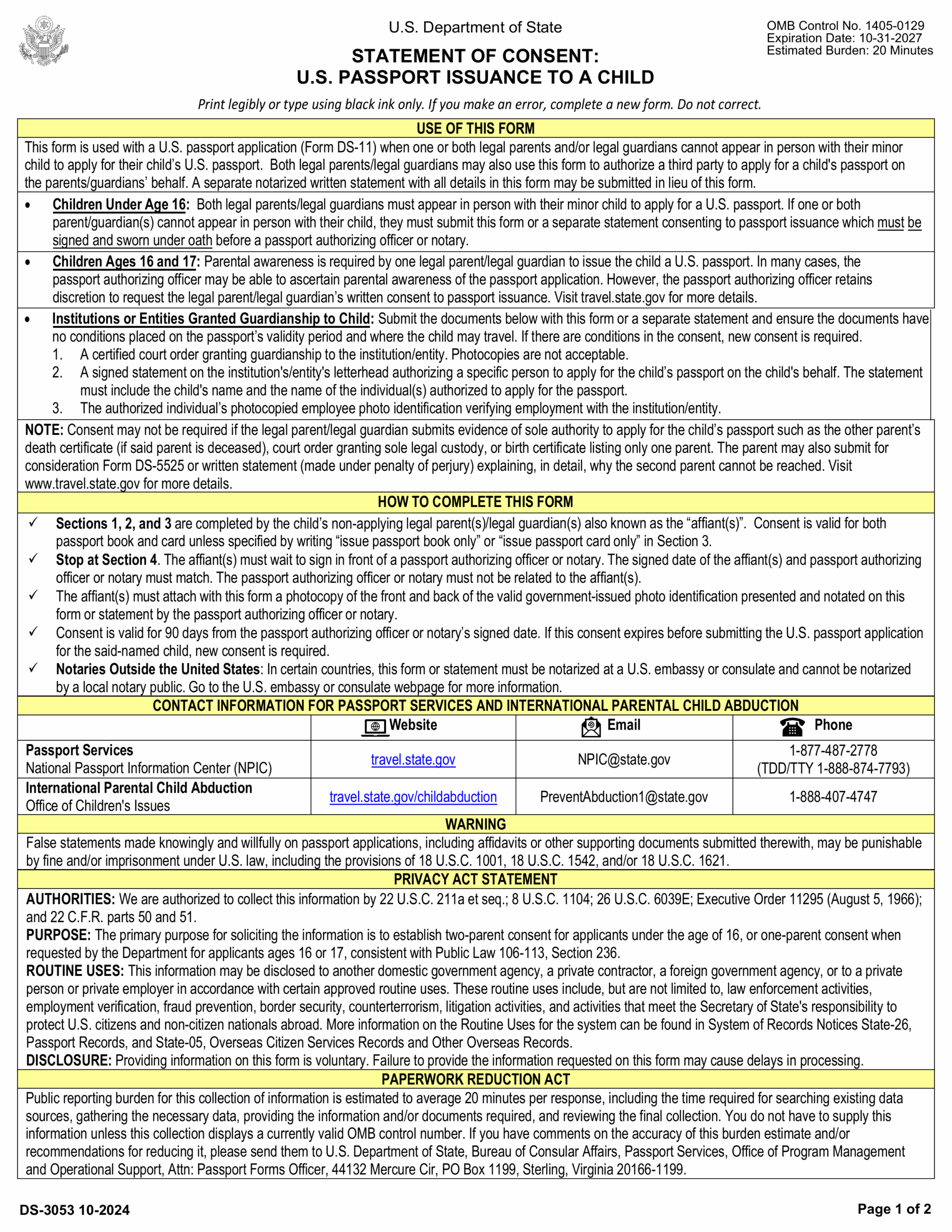 DS 3053 Form 2024 2025 How To Fill And Edit PDF Guru