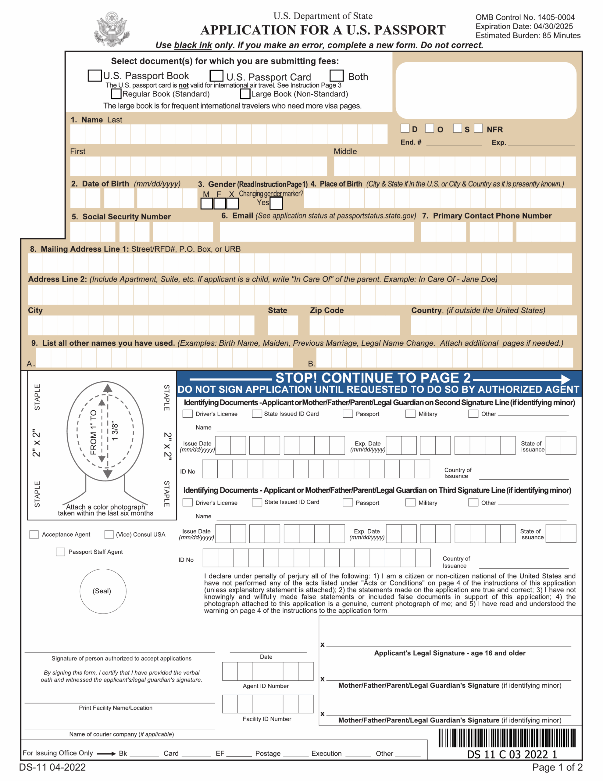 DS 3053 Form 2024 2025 How To Fill And Edit PDF Guru