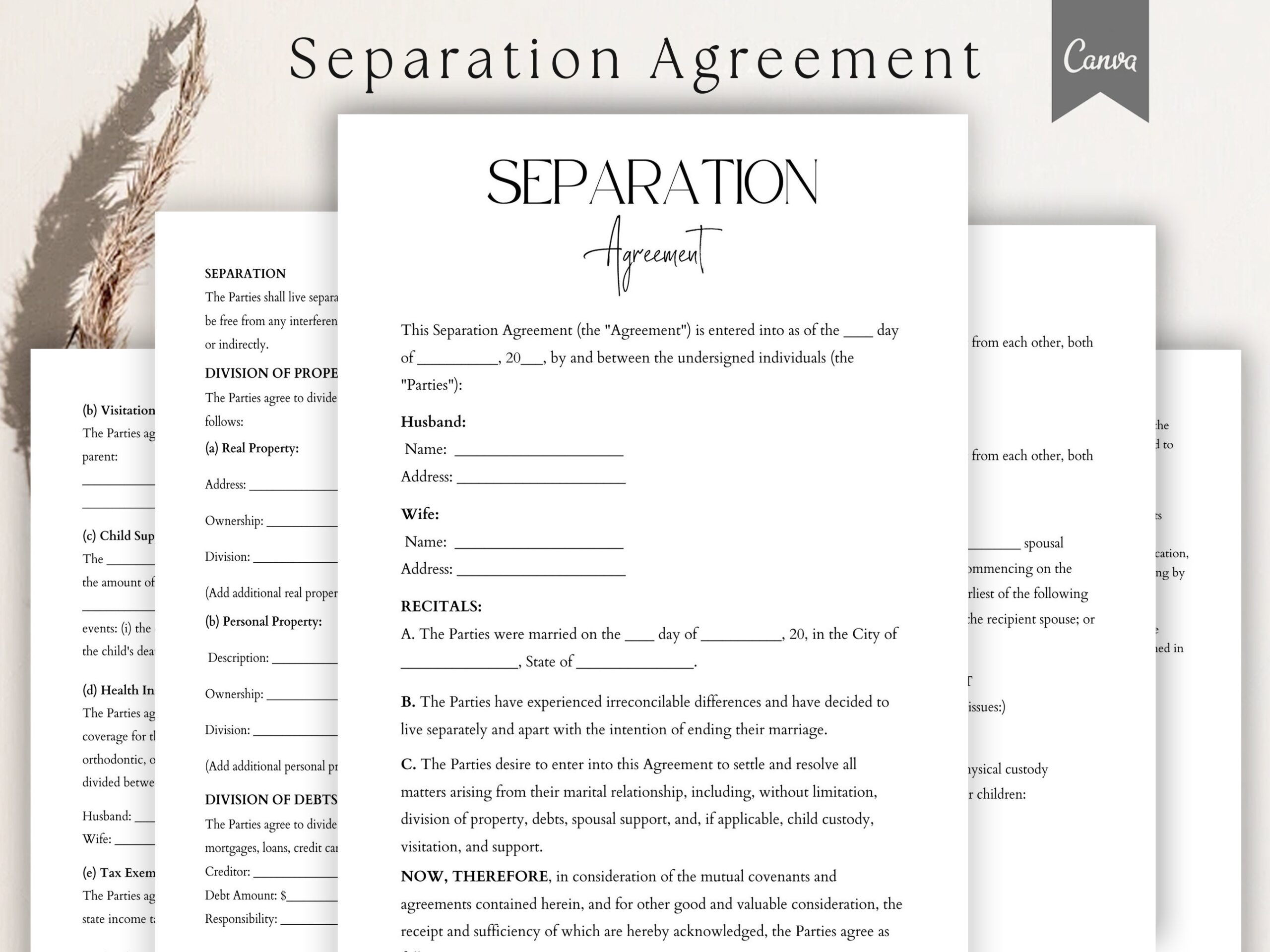 Free Printable Legal Separation Forms