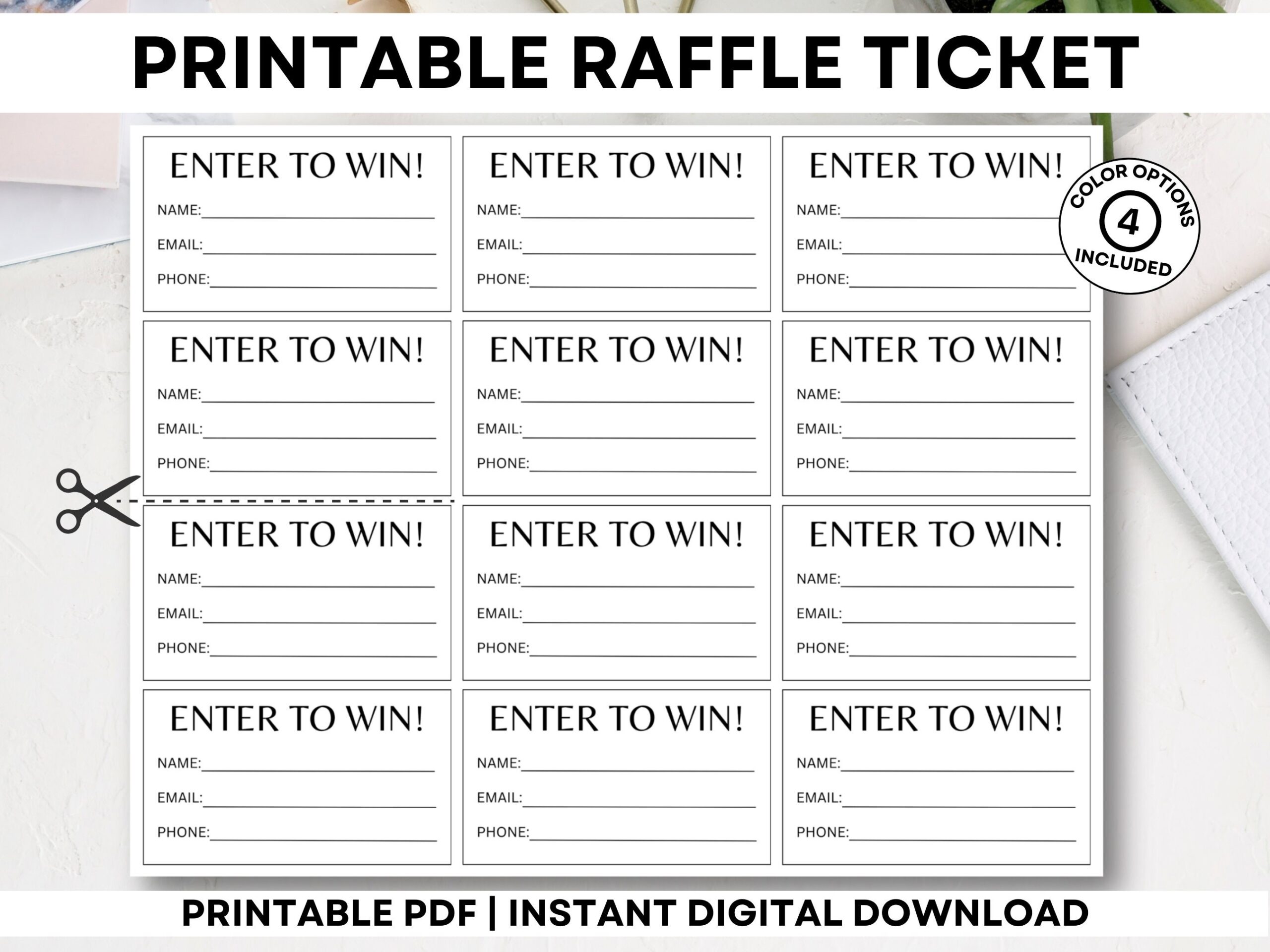 Entry Form Template Etsy