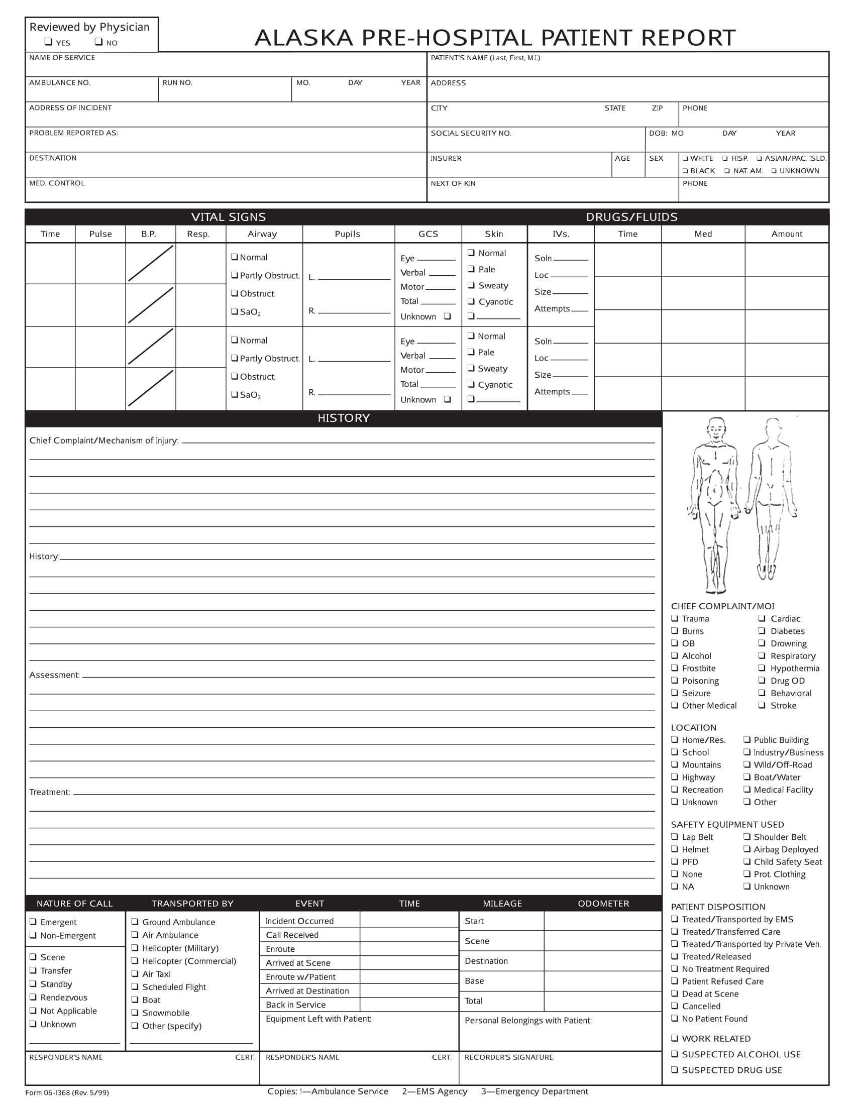FREE 16 Patient Report Form Samples PDF MS Word Google Docs