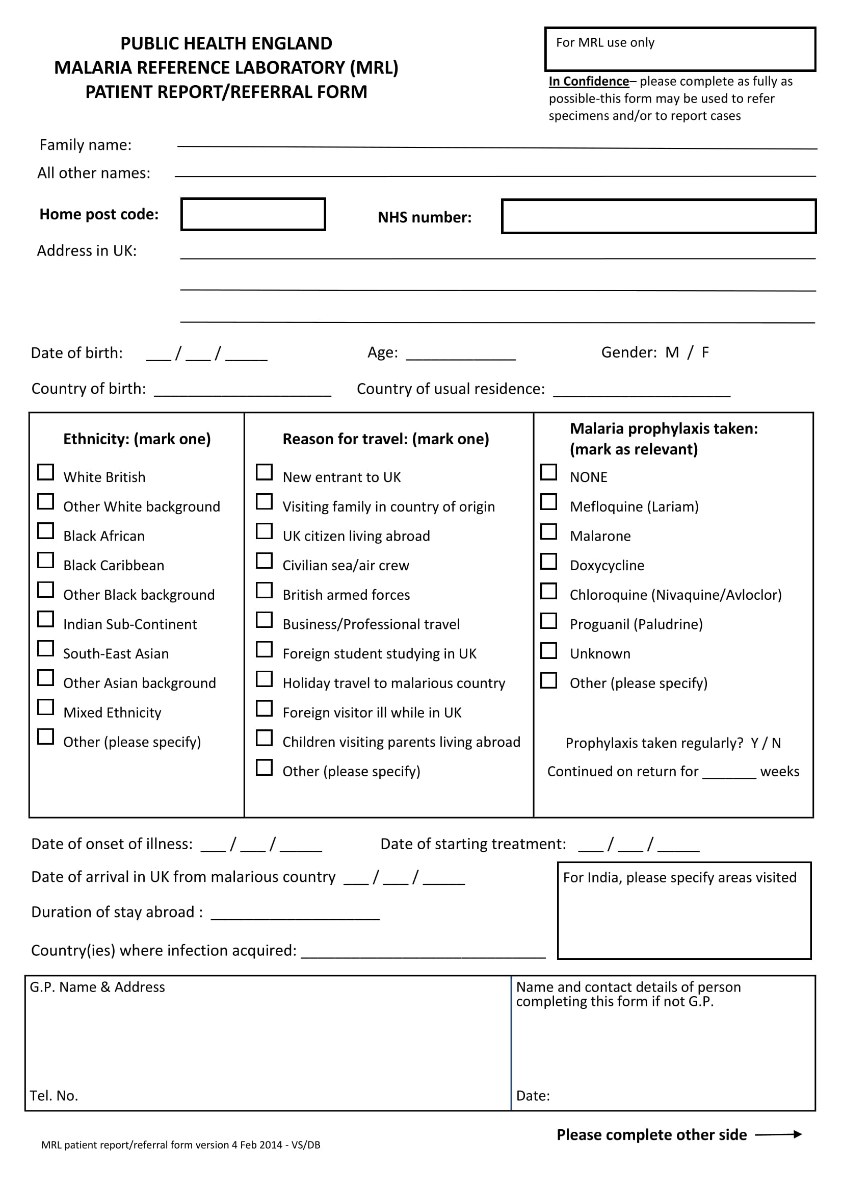 FREE 16 Patient Report Form Samples PDF MS Word Google Docs