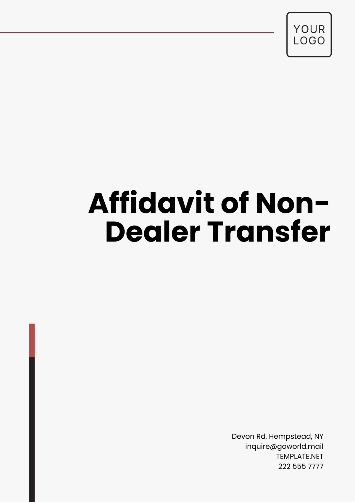 Free Affidavit Of Non Prosecution Template To Edit Online