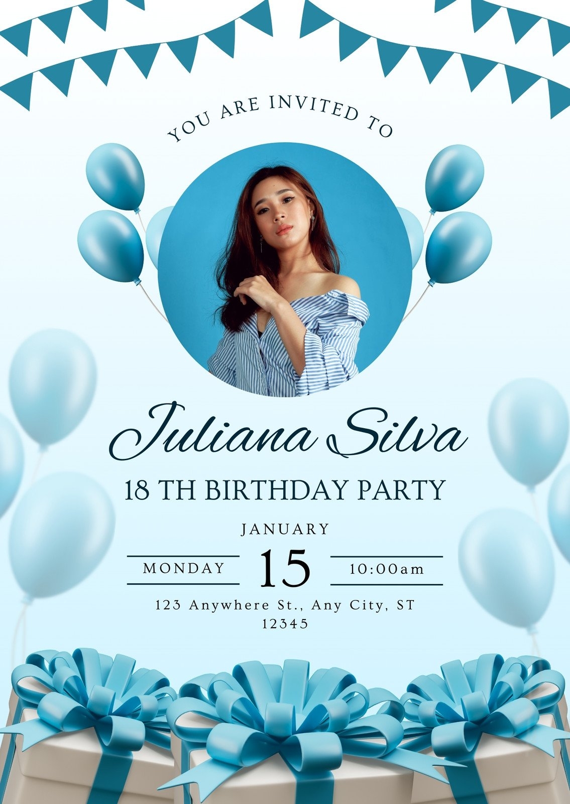 Free And Printable Birthday Invitation Templates Canva