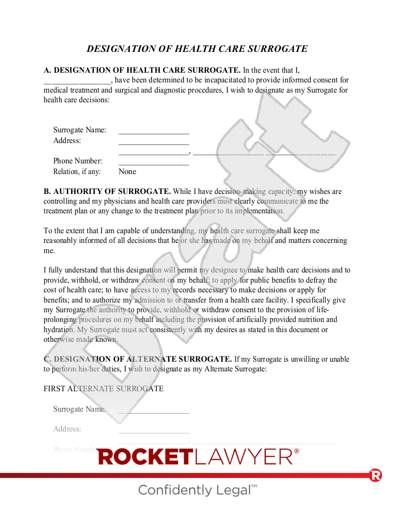 Free Blank Printable Durable Power Of Attorney Form Florida