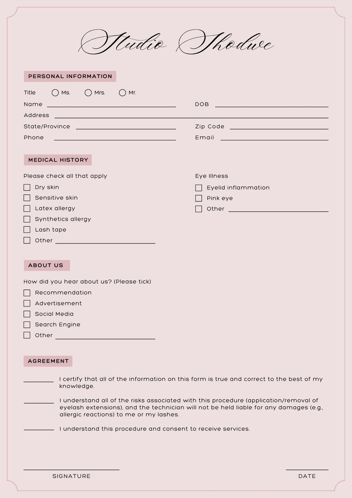 Free Form Document Templates To Customize And Print Canva