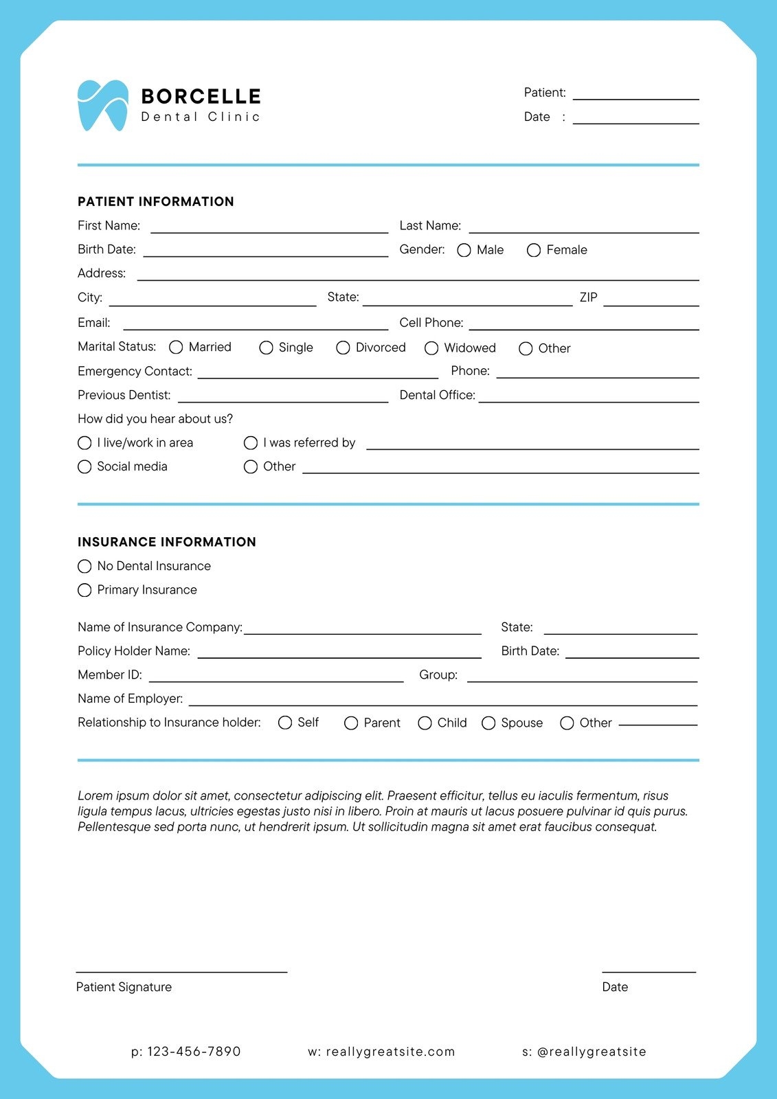 Free Form Document Templates To Customize And Print Canva