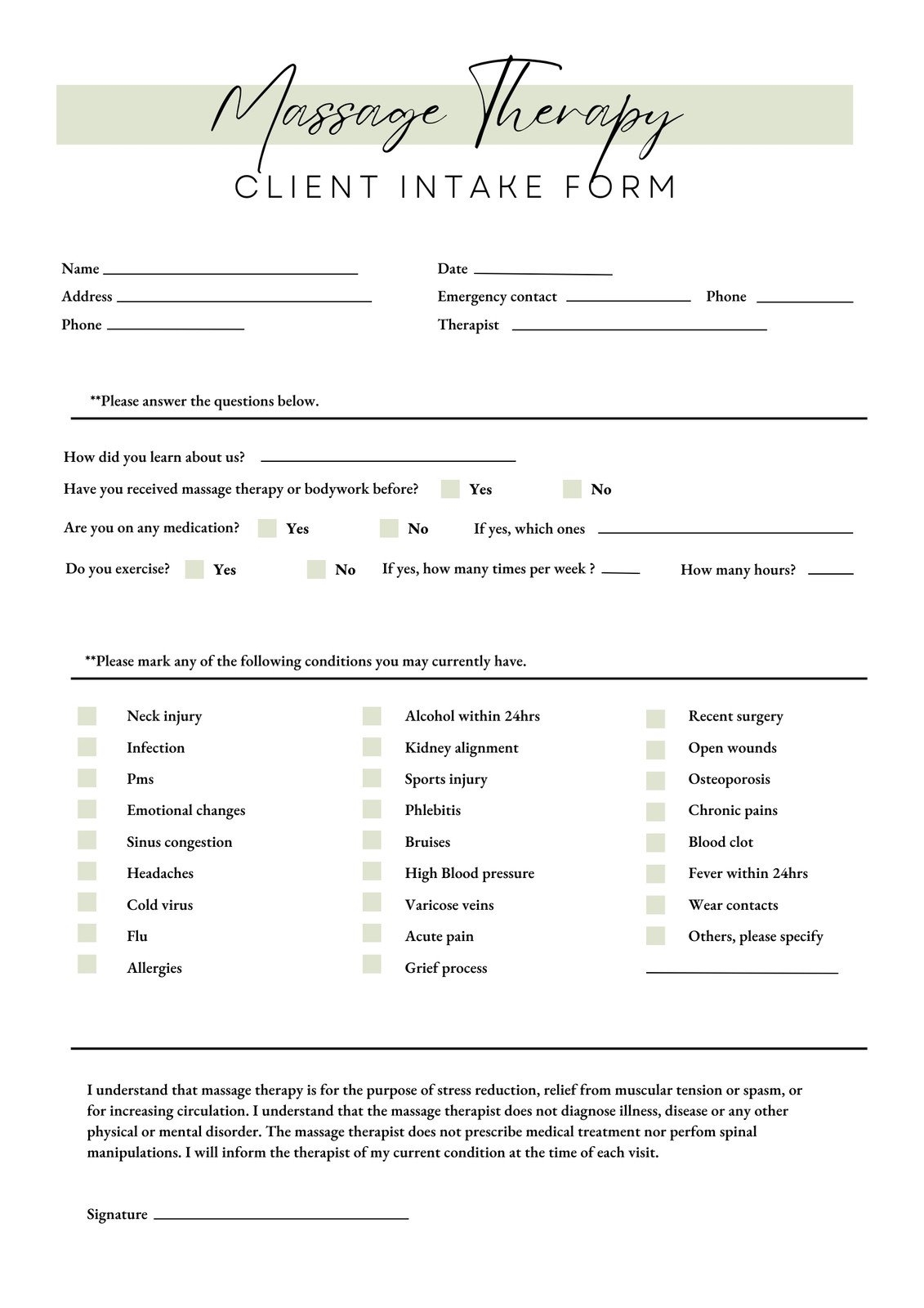 Free Printable Office Forms Templates