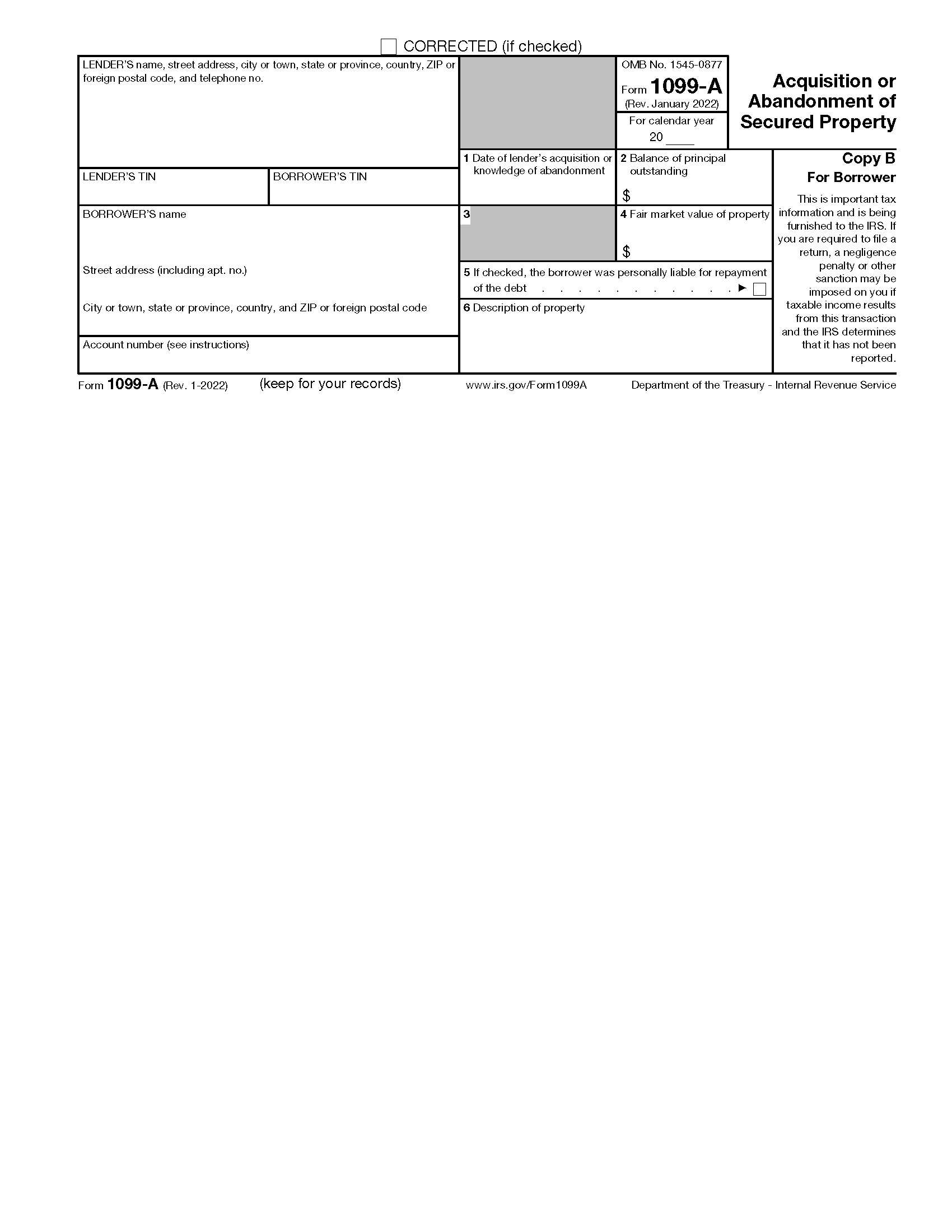 Free IRS 1099 Form PDF EForms