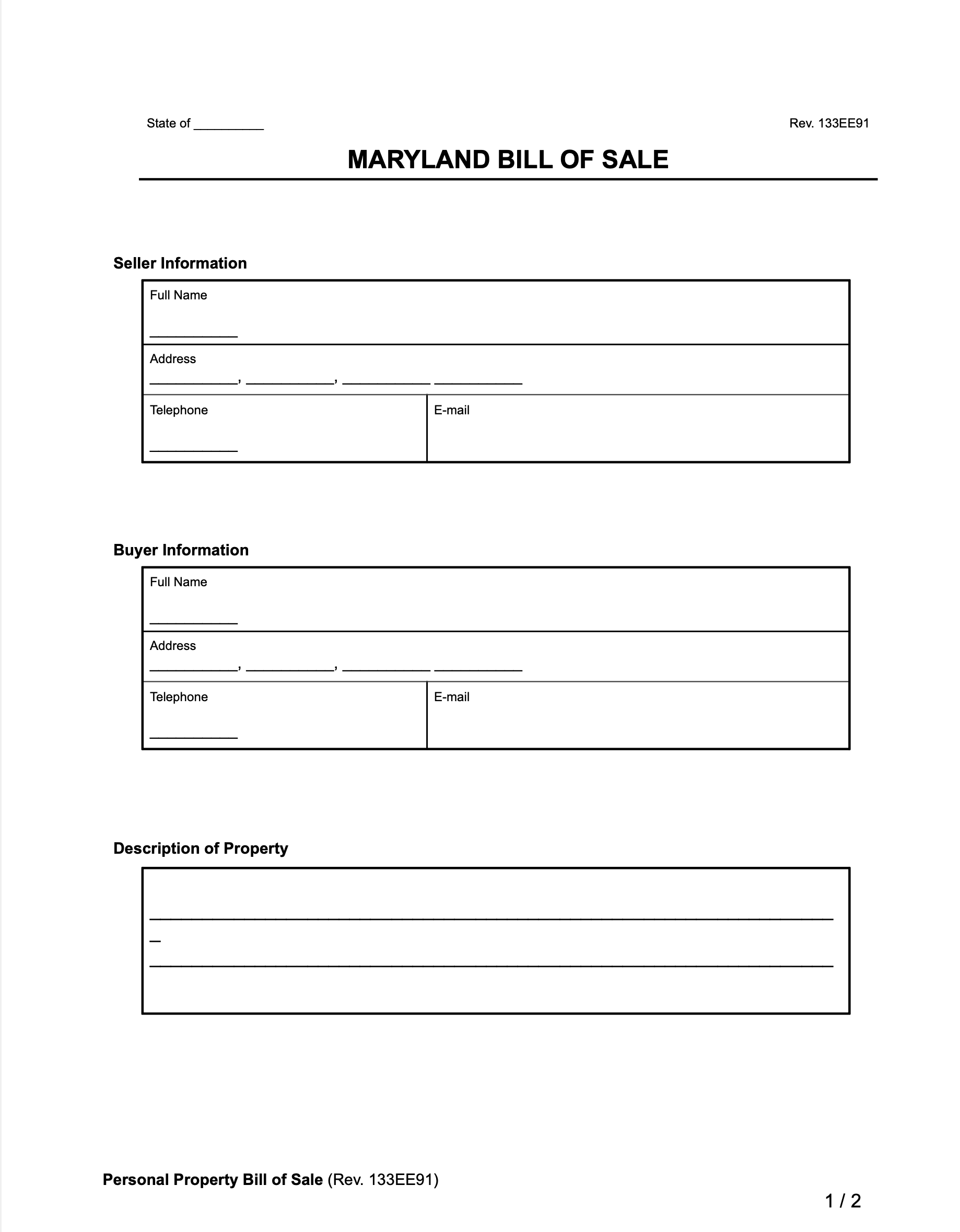Maryland State Police Handgun Permit Renewal Forms Free Printable