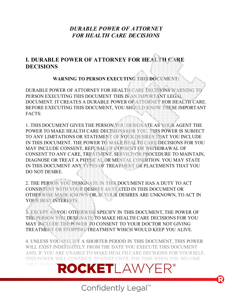Free Nevada Living Will Template U0026 FAQs Rocket Lawyer