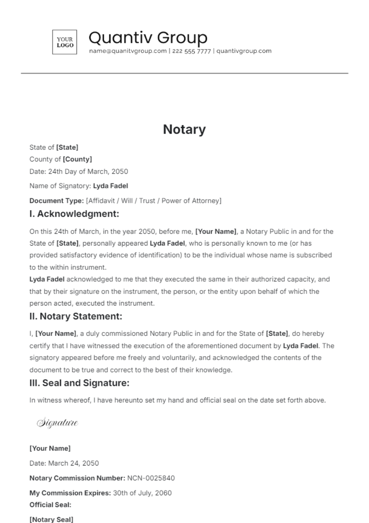 Free Notary Acknowledgment For Two Signatures Template To Edit Online