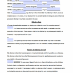 Free Power Of Attorney Forms PDF Word
