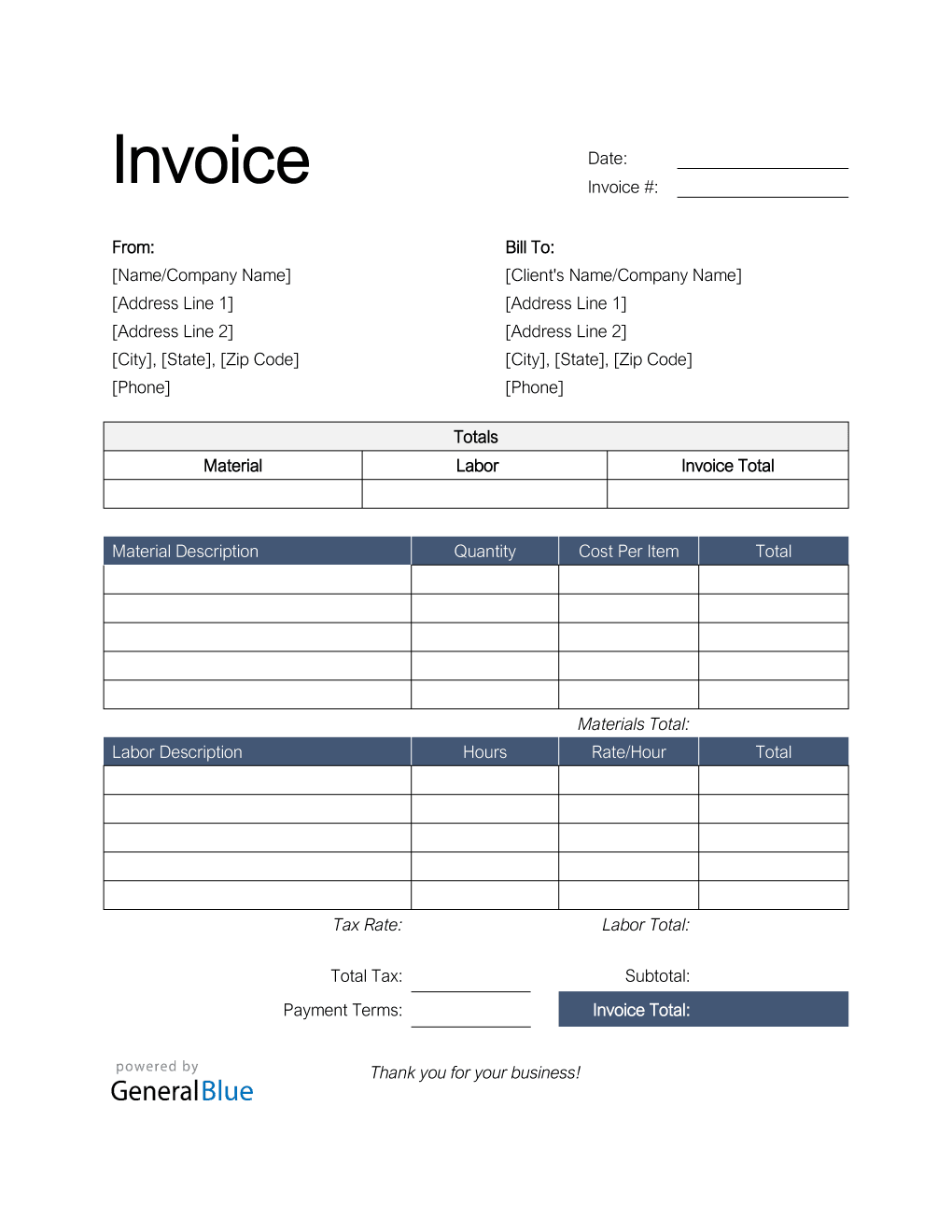 Free Printable Professional Invoice Templates To Customize Canva Worksheets Library