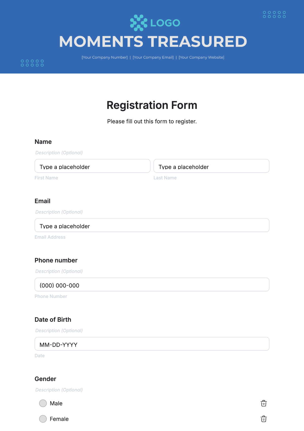 Free Printable Basketball Registration Form