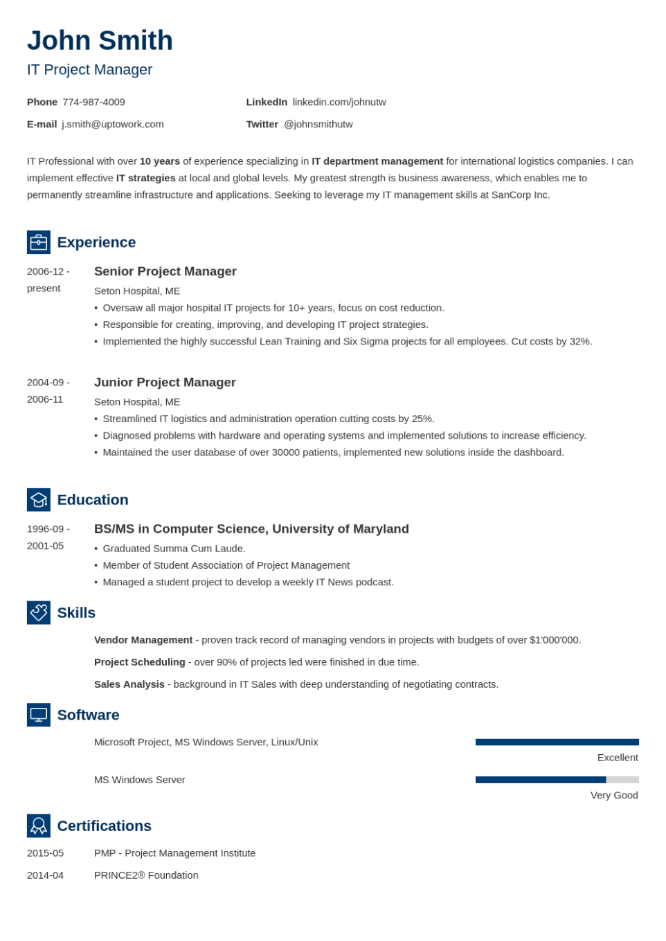 Free Resume Templates For Every Career 2025 